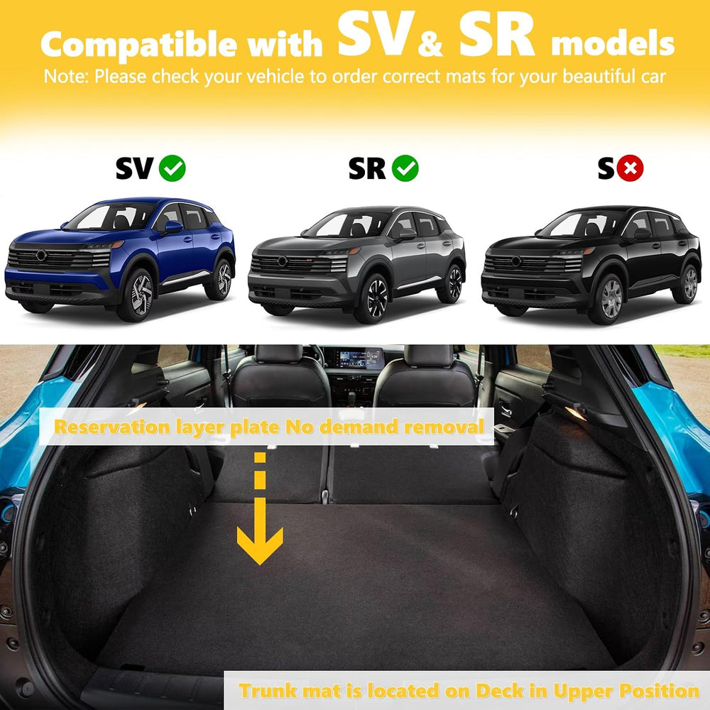 Floor Mats & Cargo Liner for Nissan Kicks 2025 2026