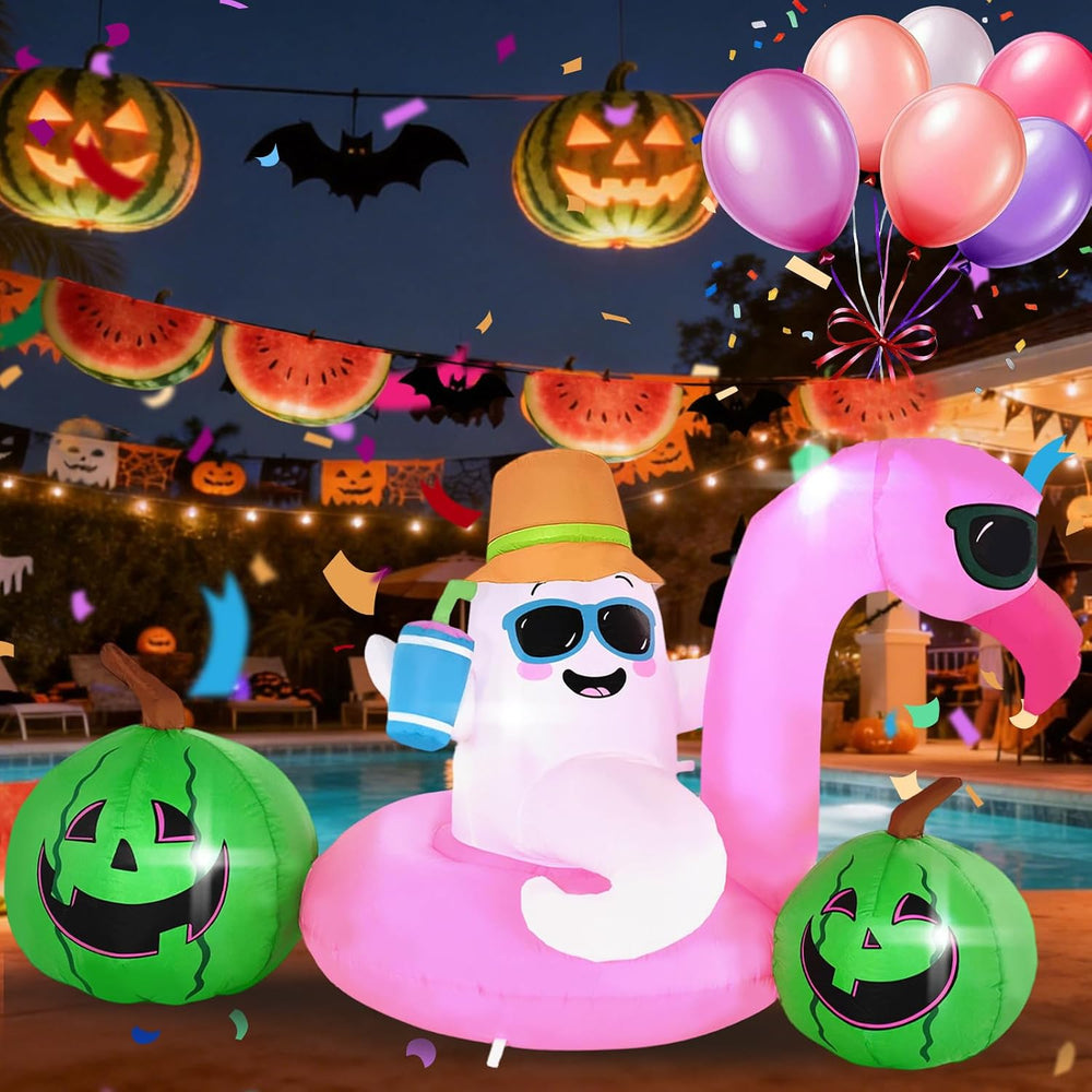 6FT Elf Firebird Swimming Ring is an Outdoor Inflatable Decoration with Built...