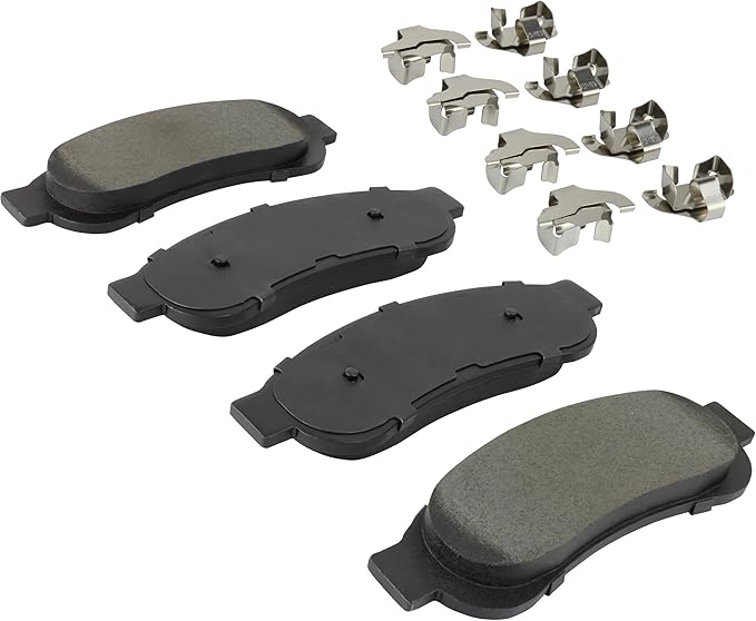 Premium Semi-Metallic Rear Brake Pads Compatible