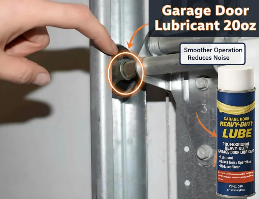 Premium Heavy-Duty Garage Door Lubricant 20oz – Long-Lasting, Multi-Purpose R...