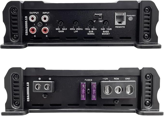 ORION CBA2000.1D Amp 2000W Max Amplifier + COKIT4 4GA Wiring Kit Combo