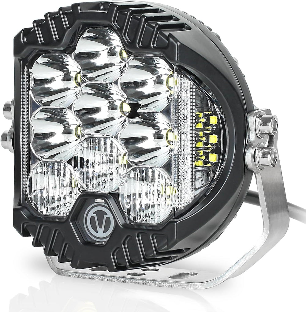 7 Inch Round LED Offroad Light with DRL, 90W Driving Light LED Light Bar, 800...