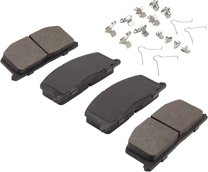 Premium Semi-Metallic Front Brake Pads Compatible