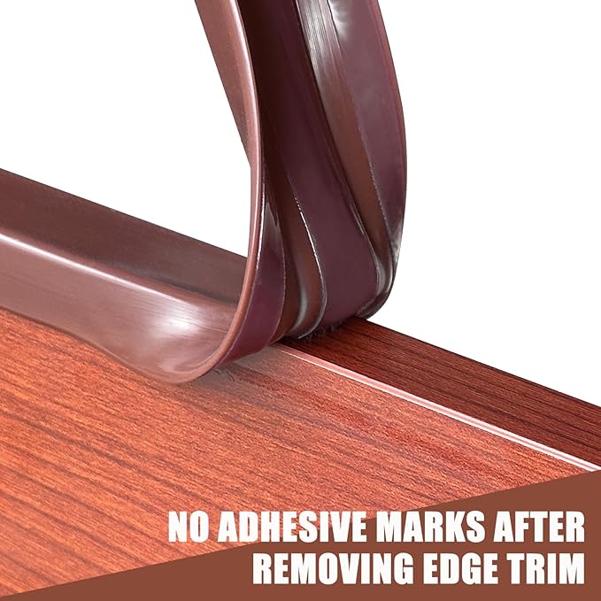 Rubber Edge Trim, Flexible Edge Banding, 5/8" U Channel Furniture Edge P...