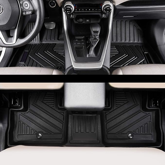 Vanseno Compatible for 2019-2025 Toyota Rav 4 Floor Mats & Cargo Liners Car