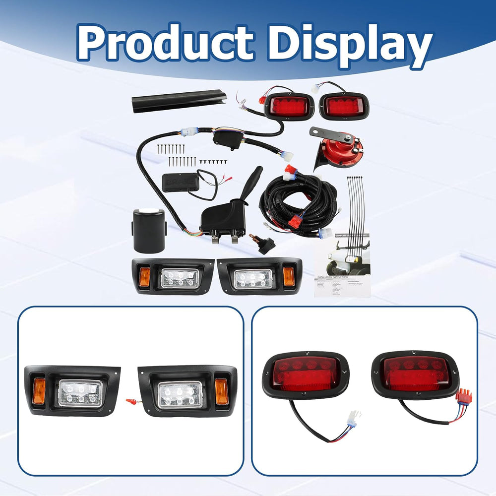 WFLNHB Golf Cart Light Kit Replacement for DS Club Car 1994-Up