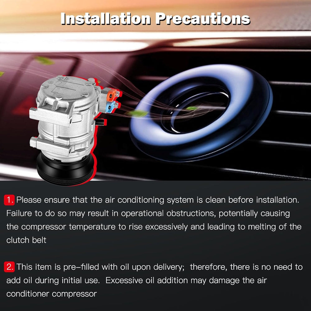 cciyu Air Conditioning Compressor for Hyundai Tucson for Kia Spectra