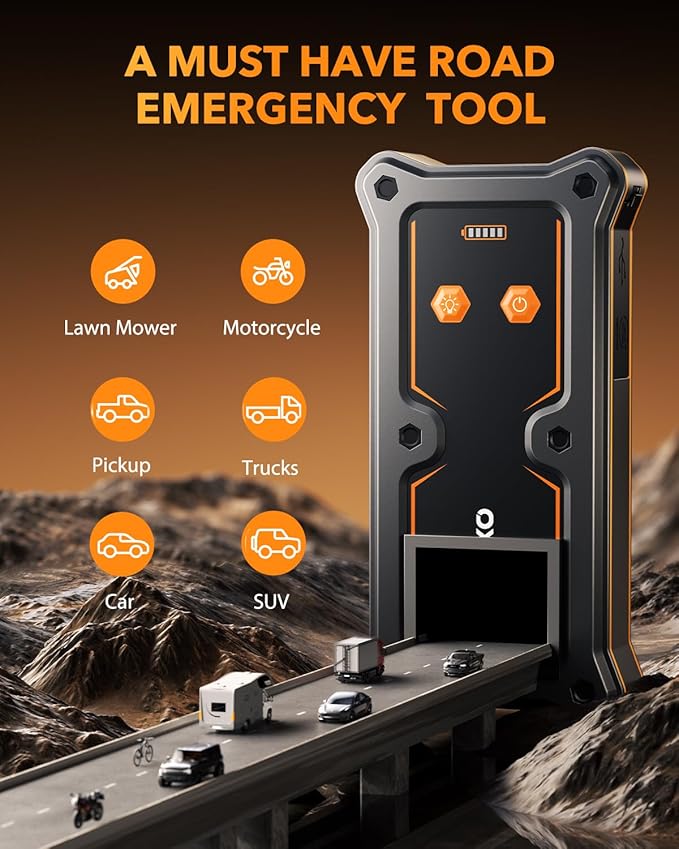 OXILAM 8000A Jump Starter