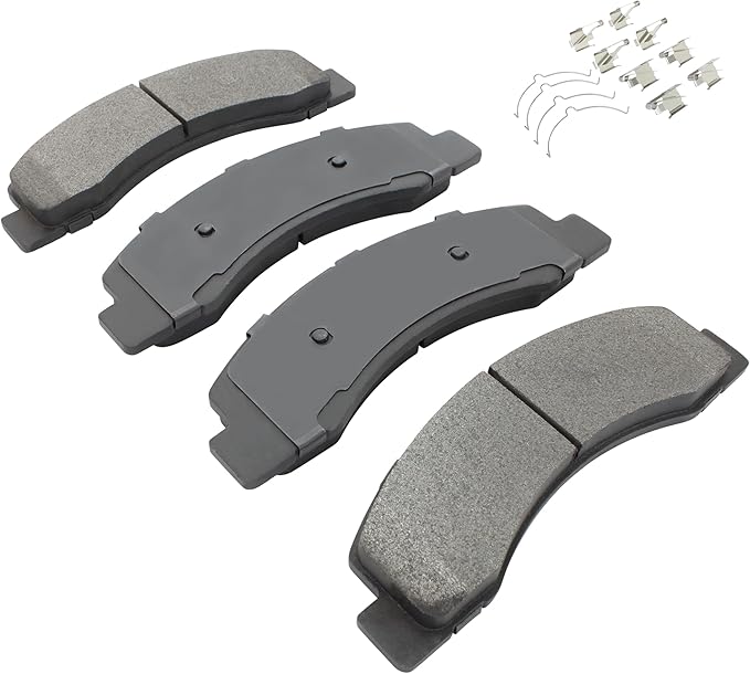 Premium Semi-Metallic Front Brake Pads Compatible