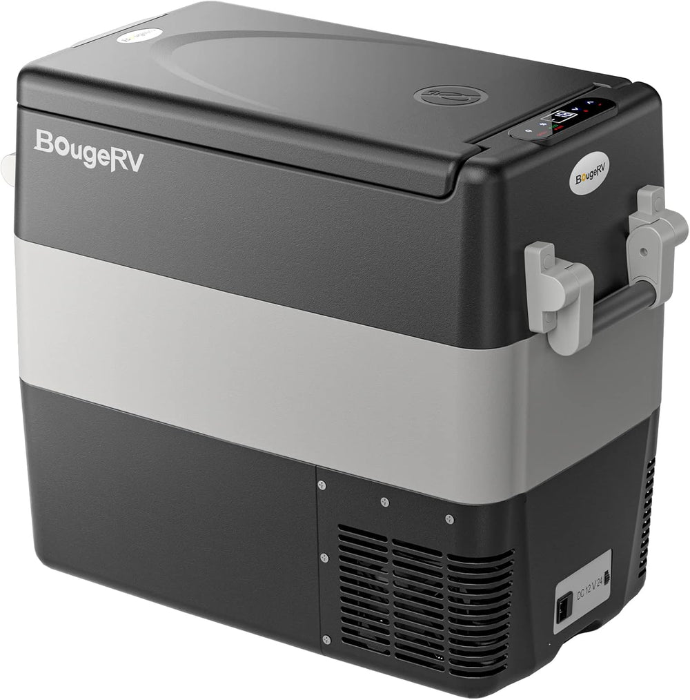 BougeRV 12V Portable Refrigerator Fridge Freezer Portable Car Fridge 53 Quart