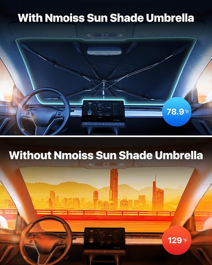 Nmoiss Windshield Sun Shade Umbrella