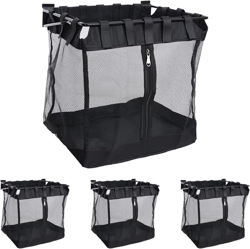 4Pcs Large Slatwall Baskets Mesh Slatwall Baskets