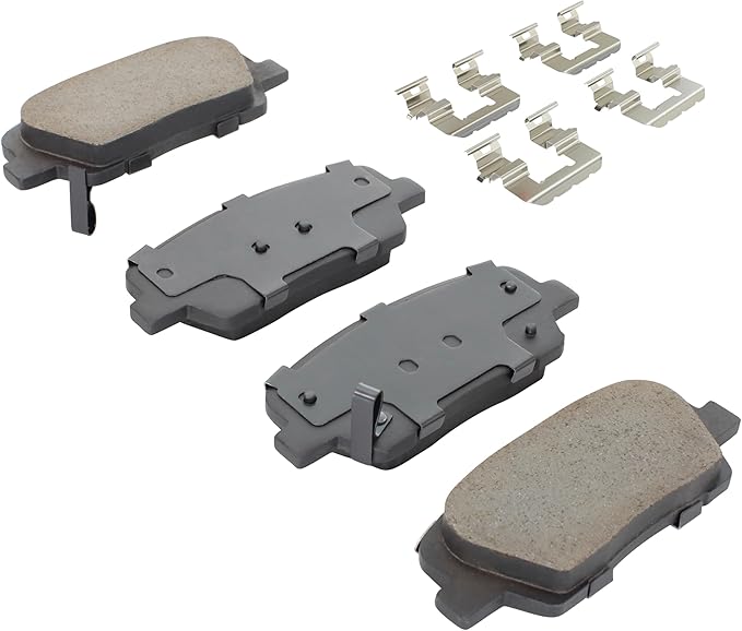 Premium Ceramic Rear Brake Pads Compatible