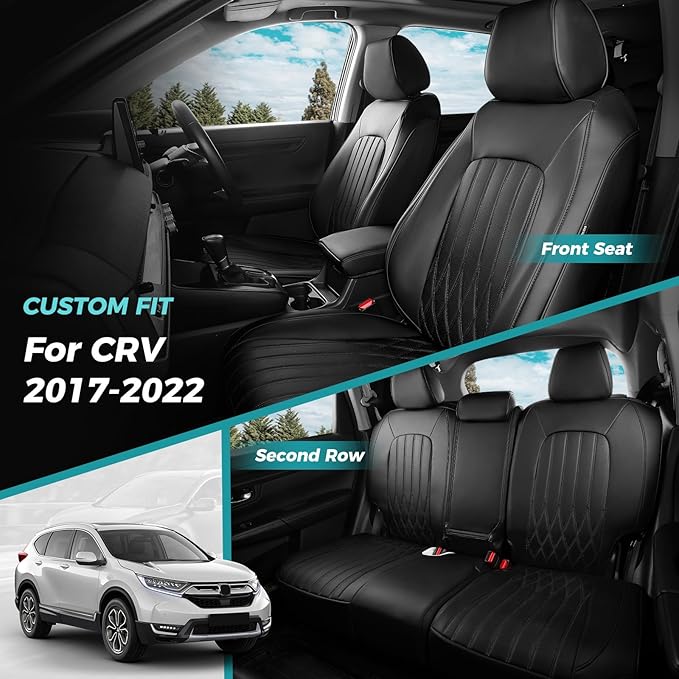 Seat Covers for Honda CRV 2017-2022 EX/EXL/LX/Sport/Touring/Special Edition