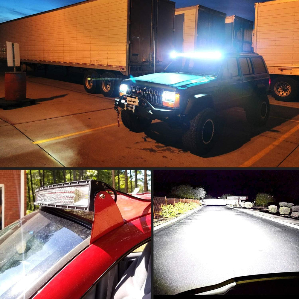 Nilight - 71014C-A 42" 240W Spot Flood Combo High Power LED Driving Lamp...