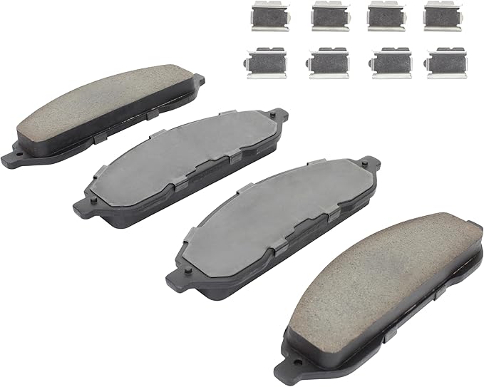 Premium Ceramic Front Brake Pads Compatible