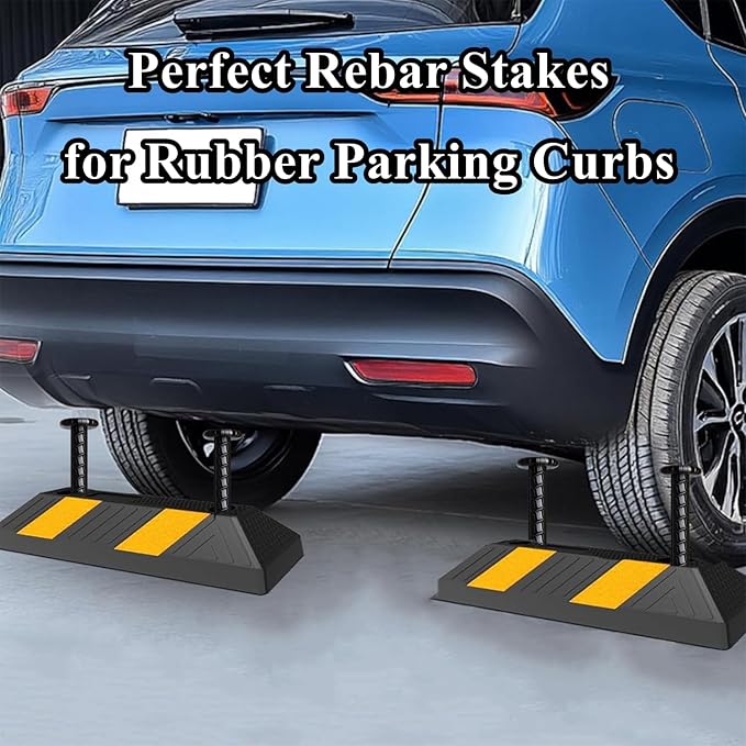 16 Inch Rebar Stakes 20 Pack Heavy Duty Ground Anchors 1/2 Inch Diameter