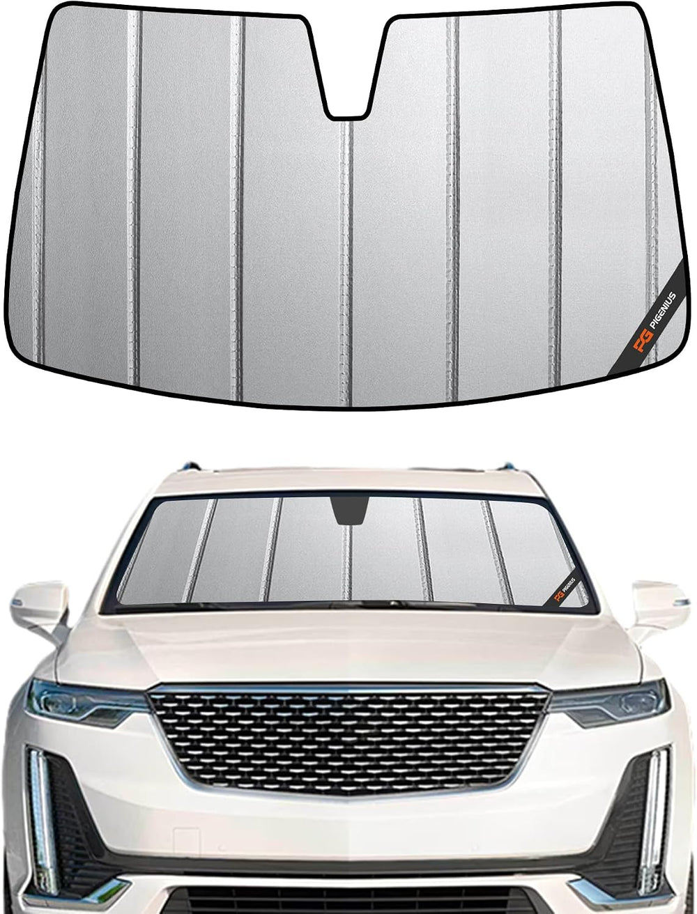 Pigenius Windshield Sunshade for Cadillac XT6 2020-2025 (Luxury 3-Row SUV), P...