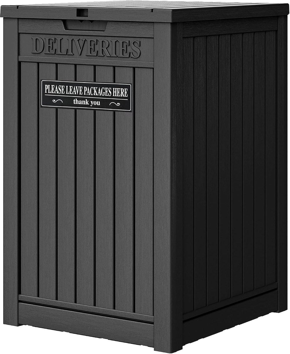 LHBGO Package Delivery Box for Outside, 48 Gallon Storage with Lockable Secur...