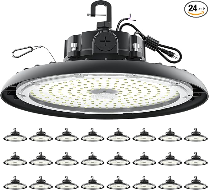 High Bay Lights LED UFO Light 240W LED Shop Lights 6000K IP65 Commercial Bay