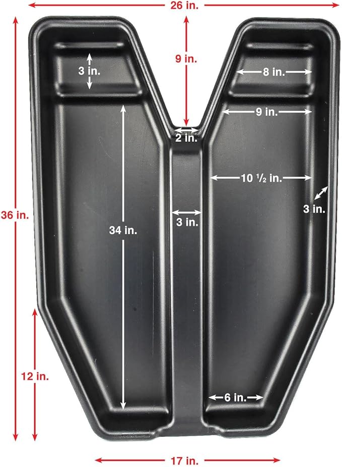 JEGS Engine Stand Drip Tray | Made In USA | Black Plastic Construction | Fits