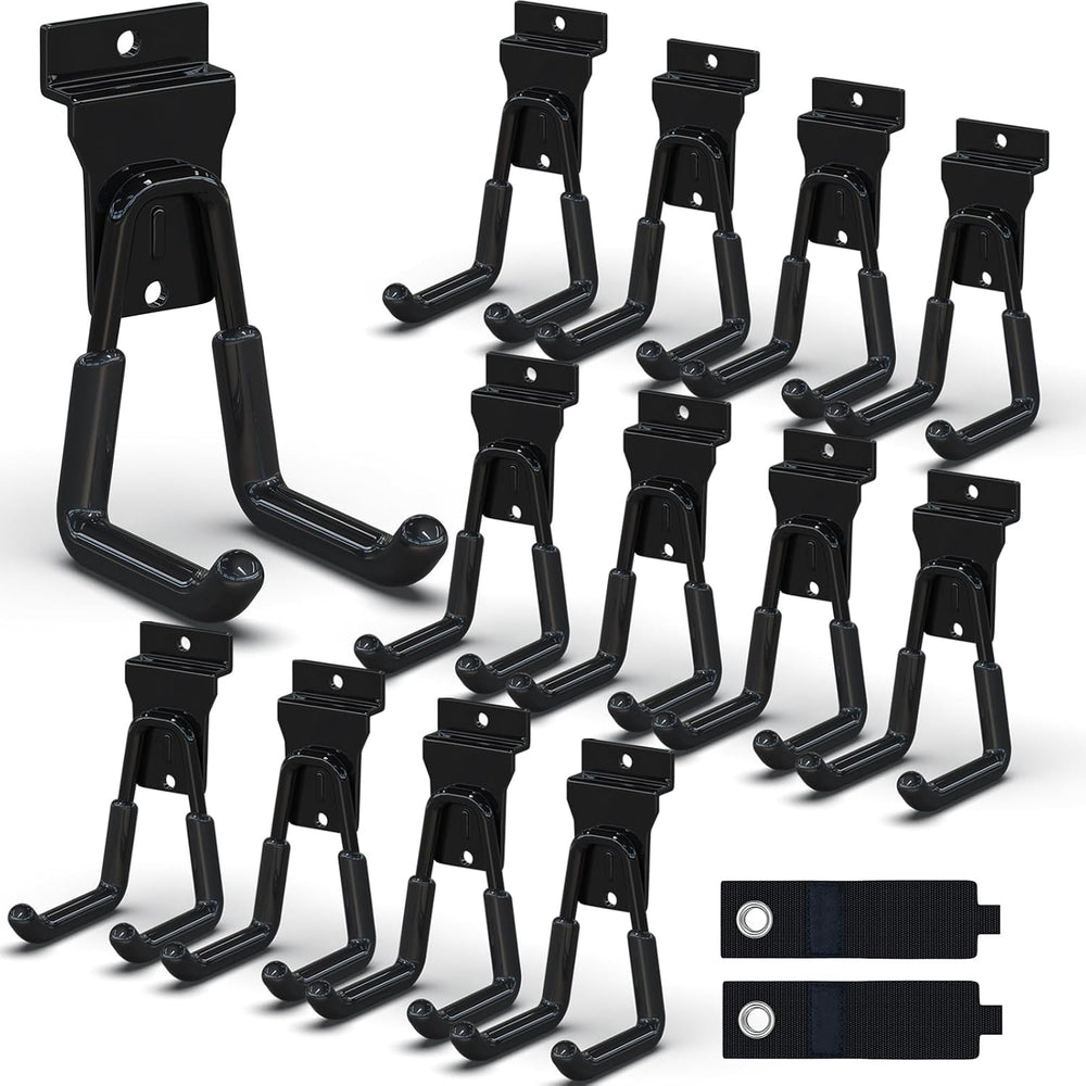 3-H Slat Wall Hooks 12 Pack 4.5 Inch, Slatwall Hooks U Shape, Slatwall
