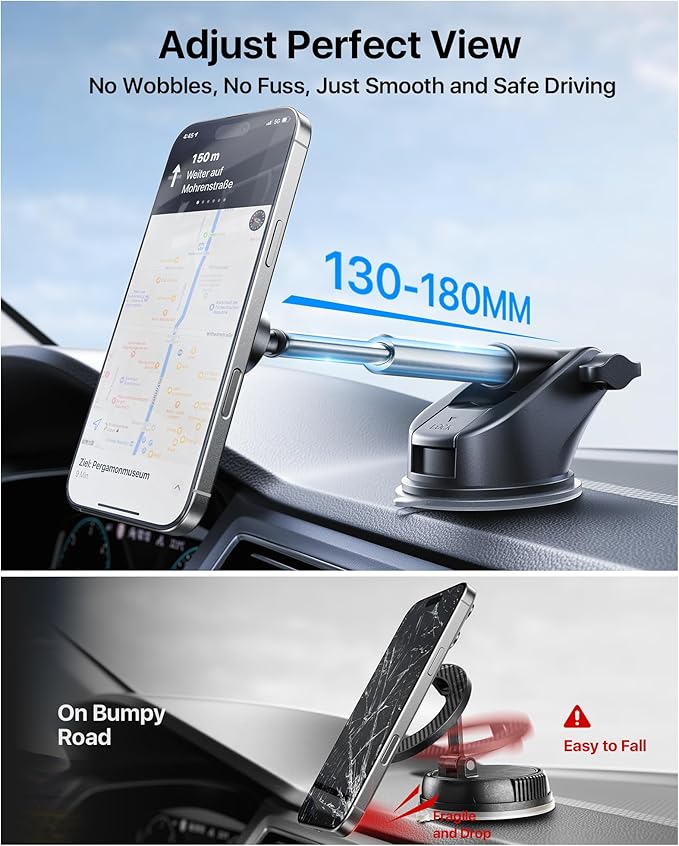 【True Military-Grade】andobil 3 in1 Magnetic Phone Holder