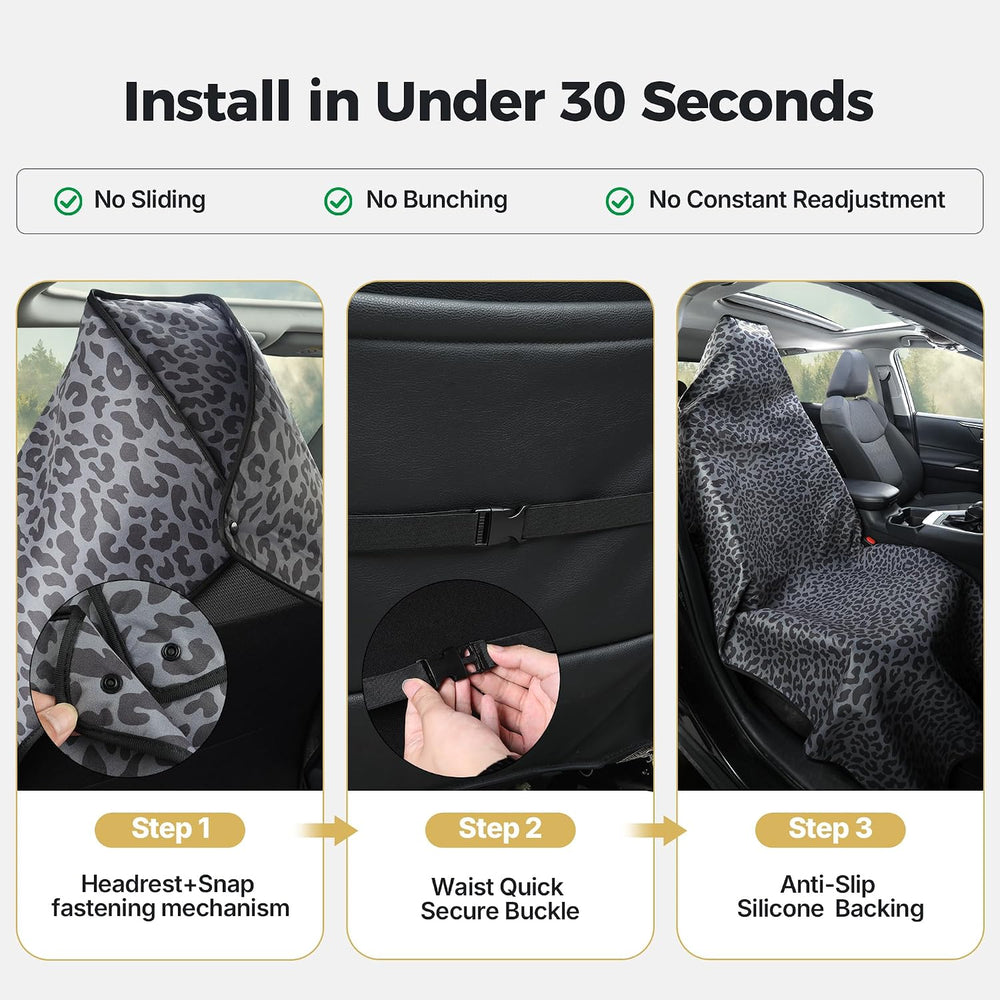 Car Seat Cover Towel, Seat Cover Protector, Waterproof Sweat Towel Seats Cove...