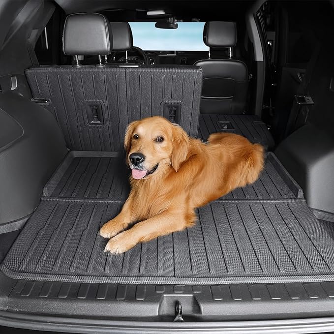 Floor Mats Set Cargo Liner and Backrest Mat