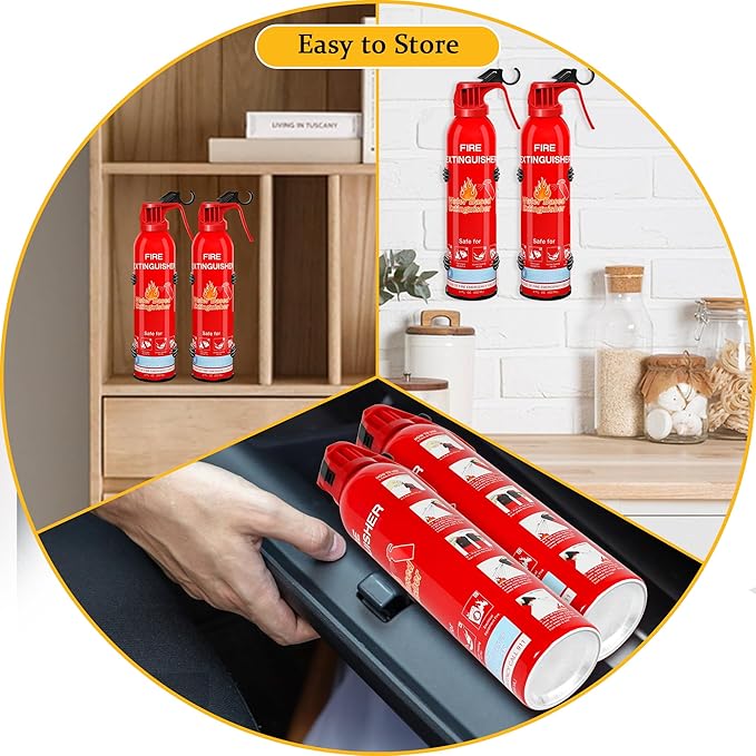 Fire Extinguisher for Home (6 Pack)