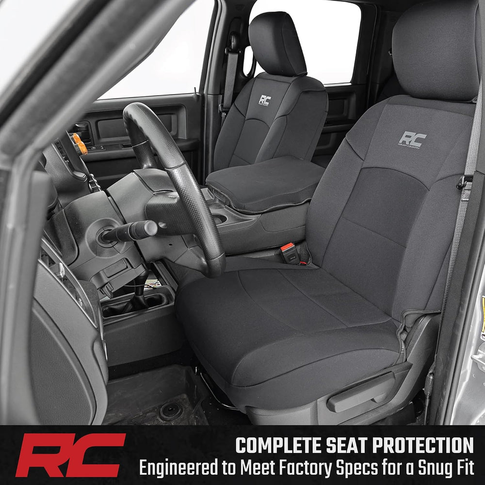 Rough Country Neoprene Seat Covers for Dodge Ram (2019-2024) - UV & Water...