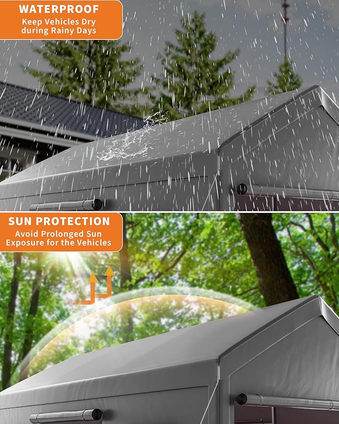 10 x 20ft Heavy-Duty Carport