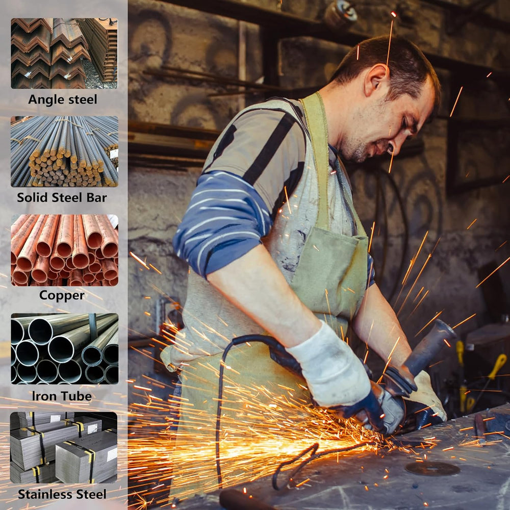 SALI 100 Pack 4.5in x 3/64in x 7/8in Stainless Steel Cutting Wheels, Compatib...
