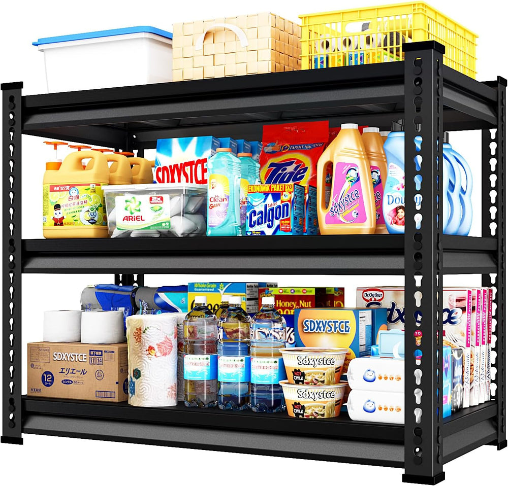 40" W Garage Shelving Heavy Duty, 1350LBS Loads Shelving Units and Stora...