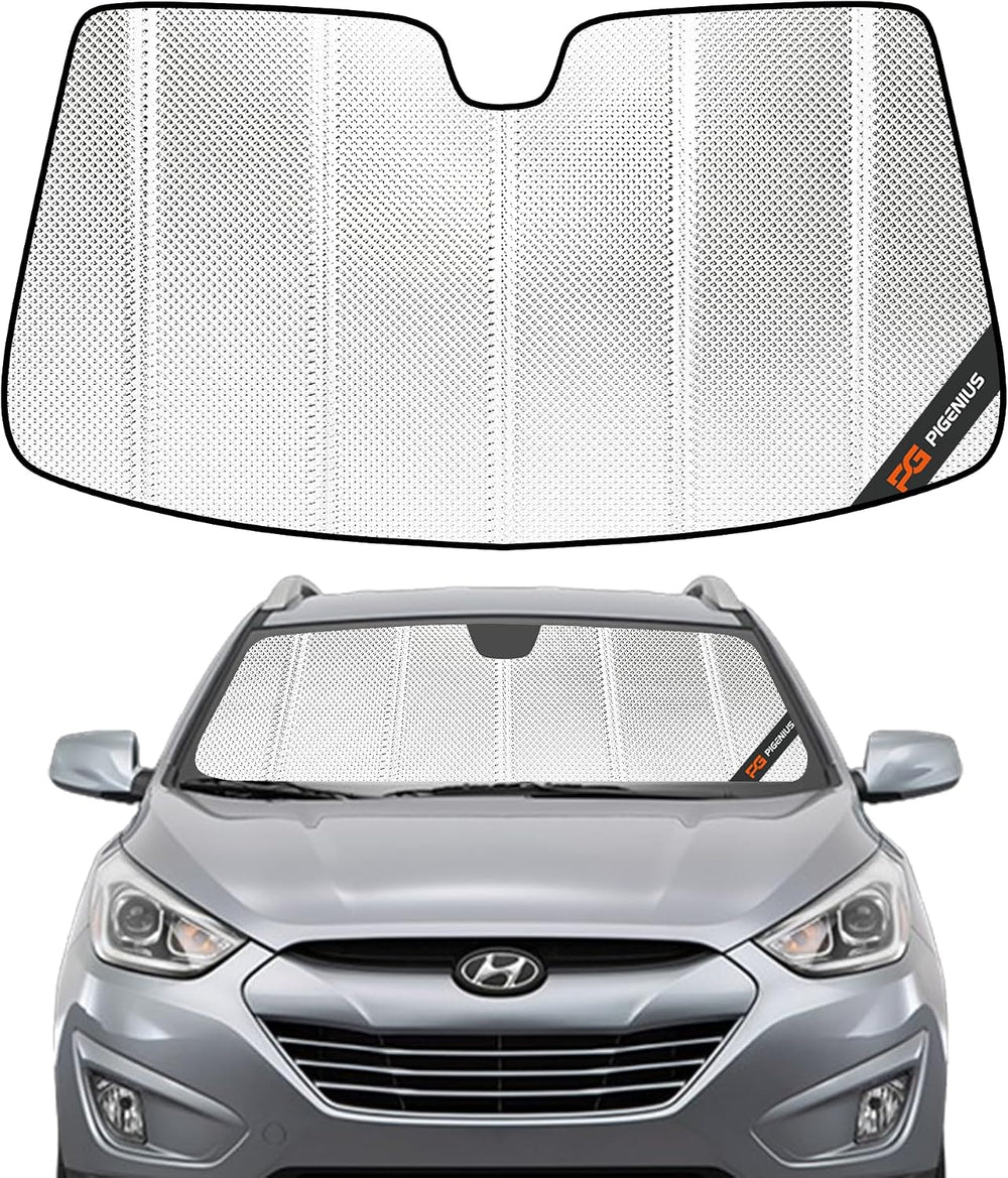 Pigenius Windshield Sun Shade for Hyundai Tucson 2019-2021. Reflective Alumin...