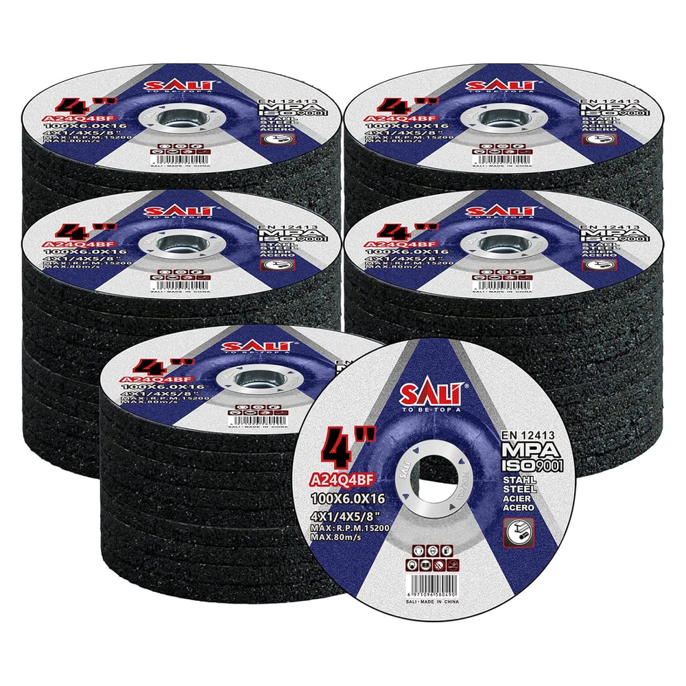 SALI 50 Pack 4 Inch Grinding Wheels for General Purpose Metal & Stainless...