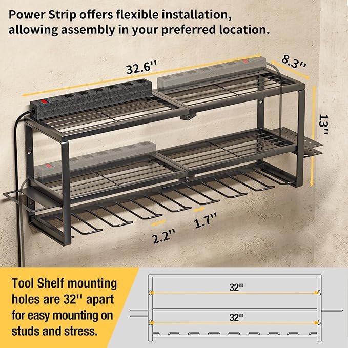YYR Heavy Duty Power Tool Organizer