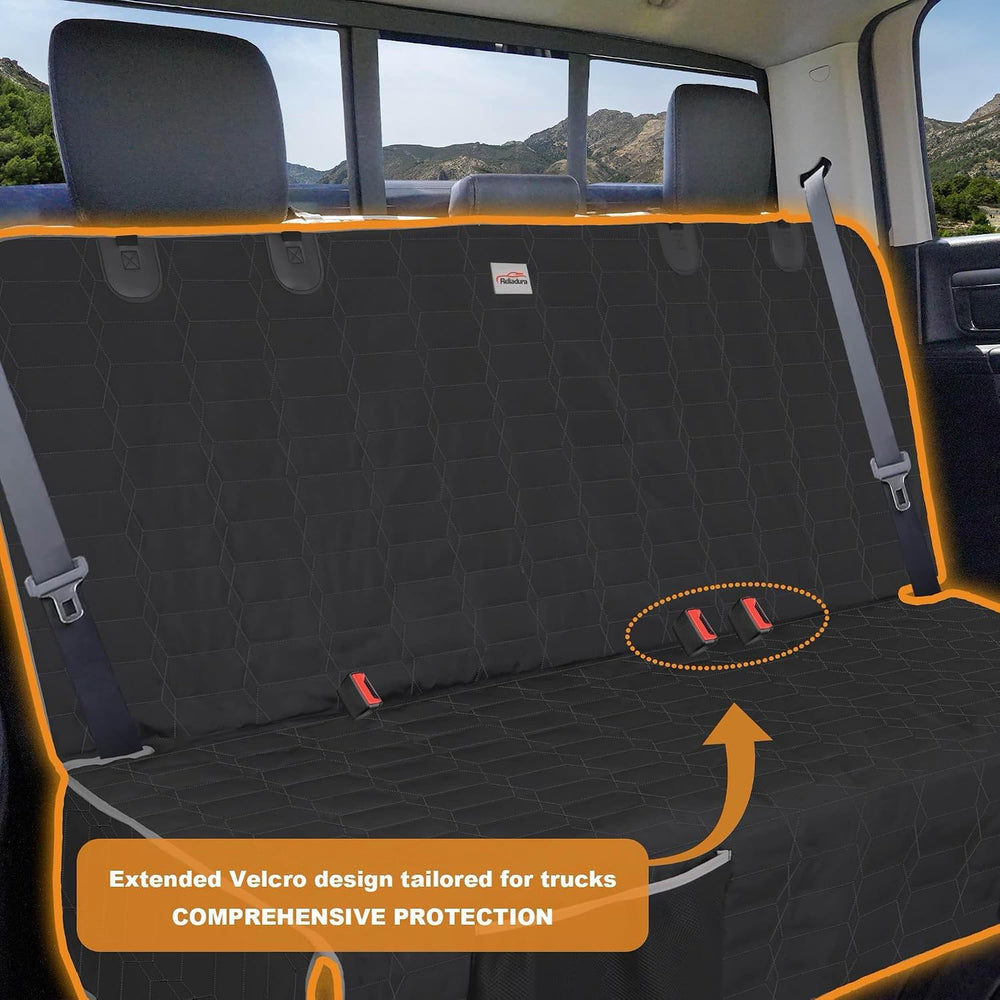 Reliadura Dog Car Seat Cover for Back Seat,Washable Bench Seat Cover for Truc...