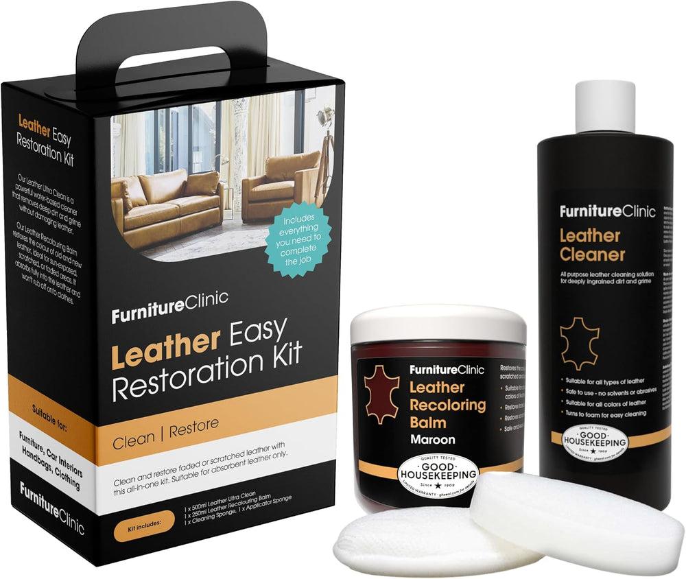 Furniture Clinic Leather Easy Restoration Kit | (4 Piece)