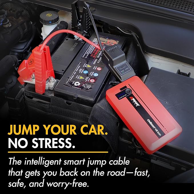 Wagan EL7601 iOnBoost V8 Slim Jump Starter 1200A Peak 12V Portable Lithium Car