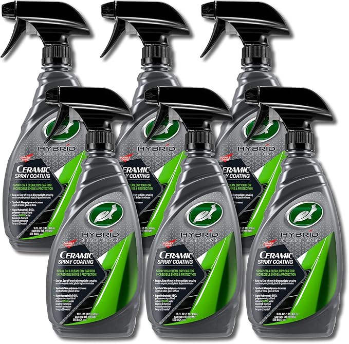 Turtle Wax 53409-6PK Hybrid Solutions Ceramic Spray Coating, Incredible Shine