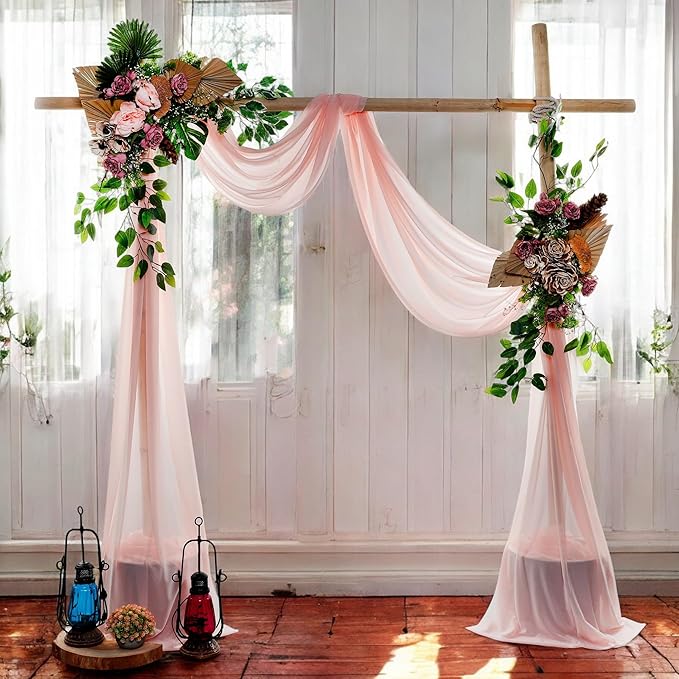 MDS Halloween Chiffon Draping Fabric - 2 Panel, 30" Wide x 50ft Long - S...