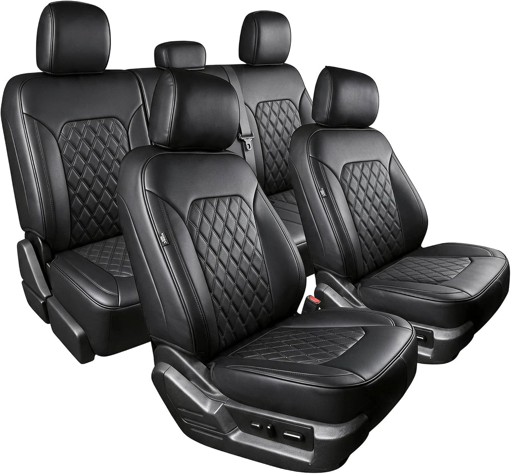 Umbrauto Seat Covers for Ford F150| Nappa Leather Pickup Truck Custom Fit Sea...