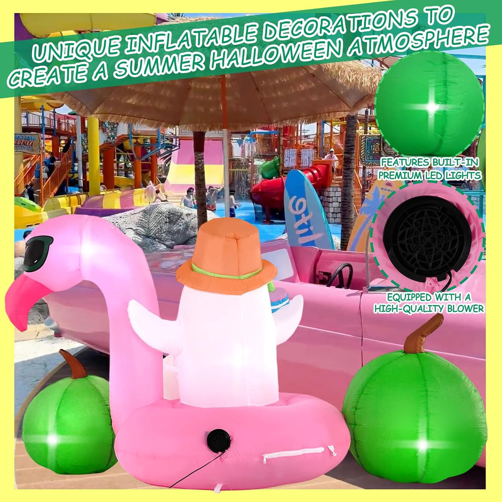 6FT Elf Firebird Swimming Ring is an Outdoor Inflatable Decoration with Built...