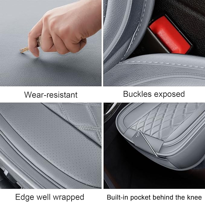 MIROZO Ram Seat Covers, Waterproof Truck Seat Covers Fits