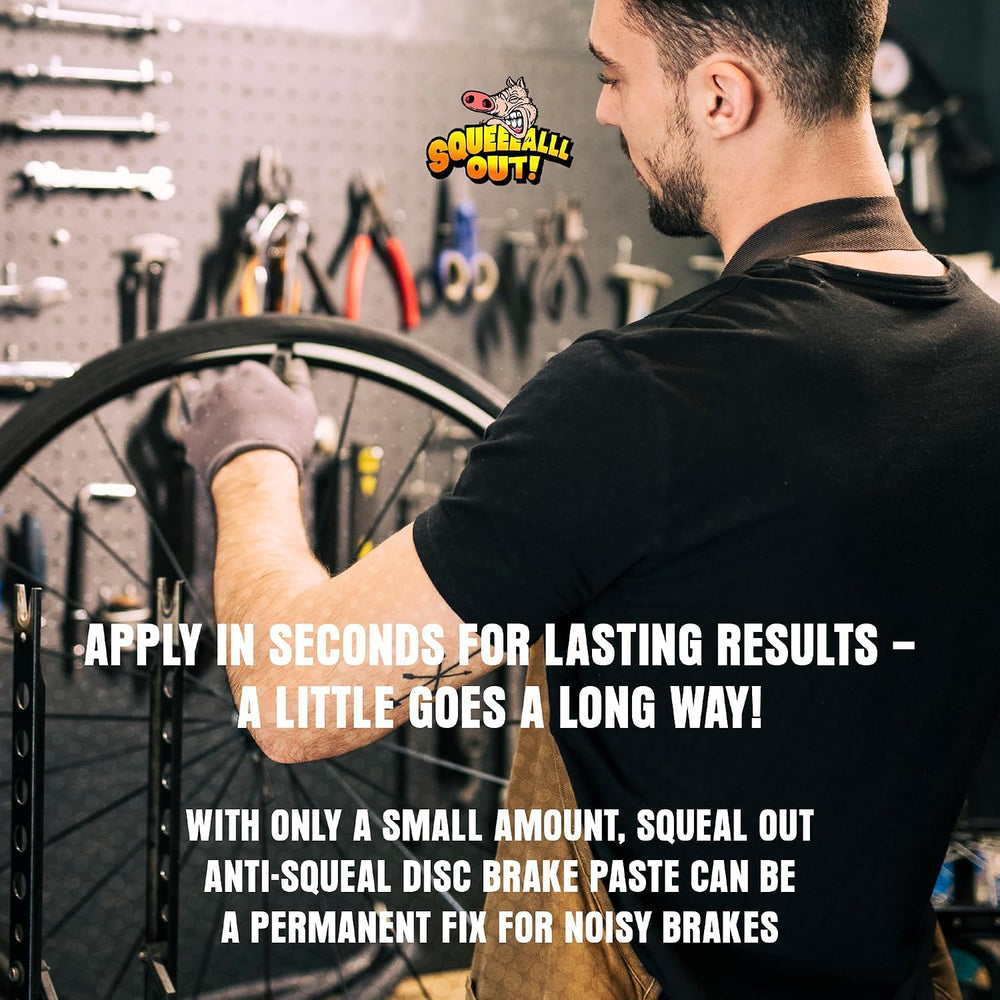 Anti-Squeal Disc Brake Paste, Stops Squeal for Brakes 3 oz Jar