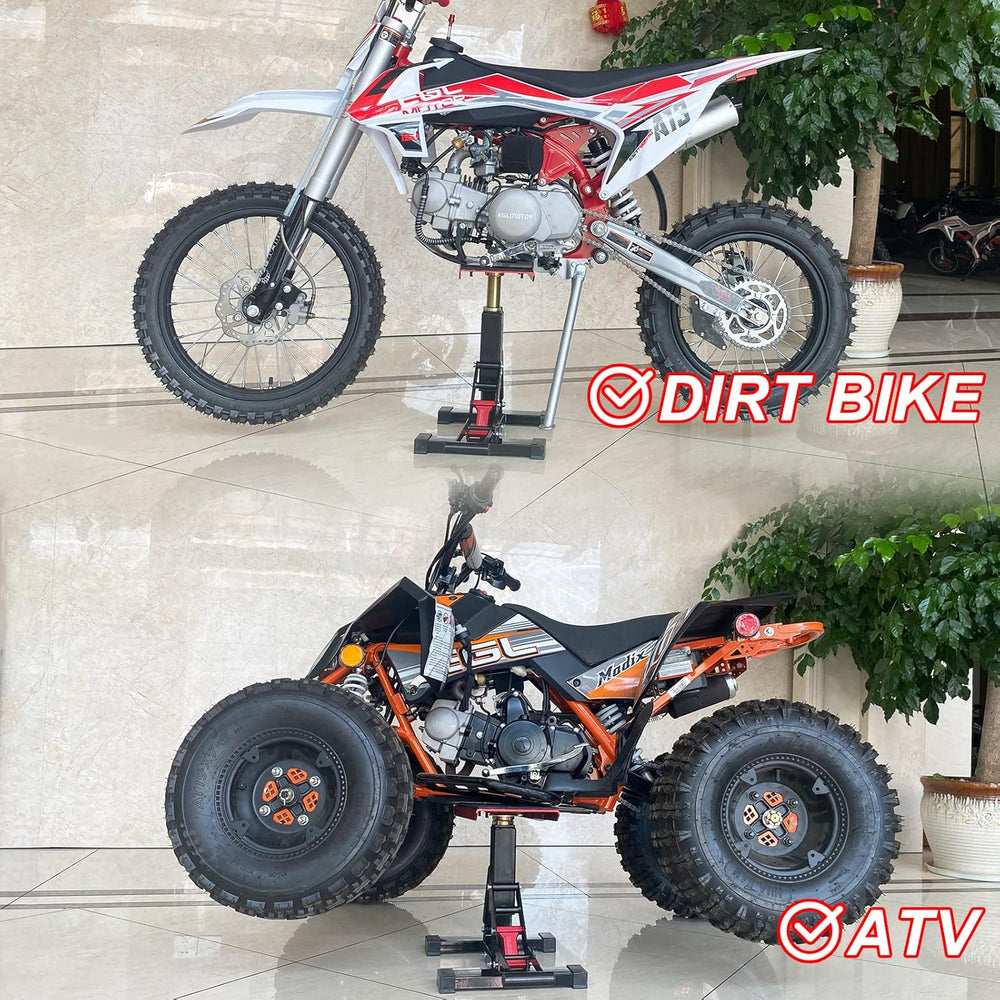 POLARBEAR Dirt Bike Stand Adjustable Jack Stand 1200Lbs Capacity Engine Stand...