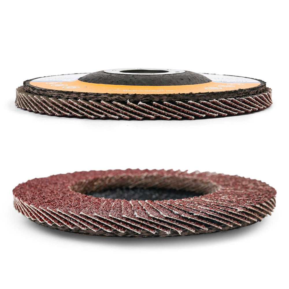 LotFancy Angle Grinder Sanding Disc for Metal Wood, 40pcs, 4 1/2 Flap Disc