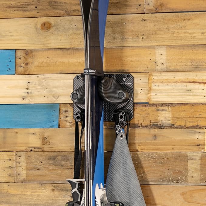 Ultimate Ski & Snowboard Wall Rack | Secure, Non-Slip Storage | Fits Any ...