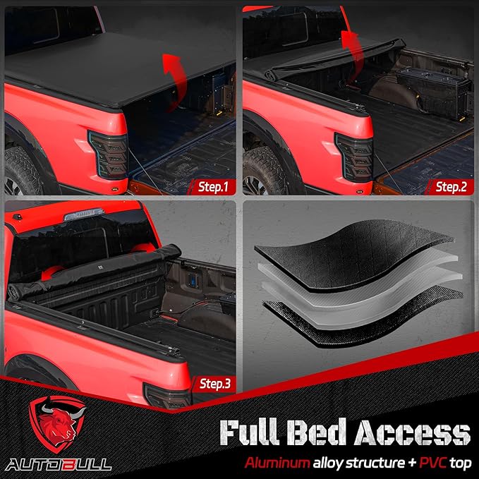 Soft Roll-up tonneau Cover Compatible